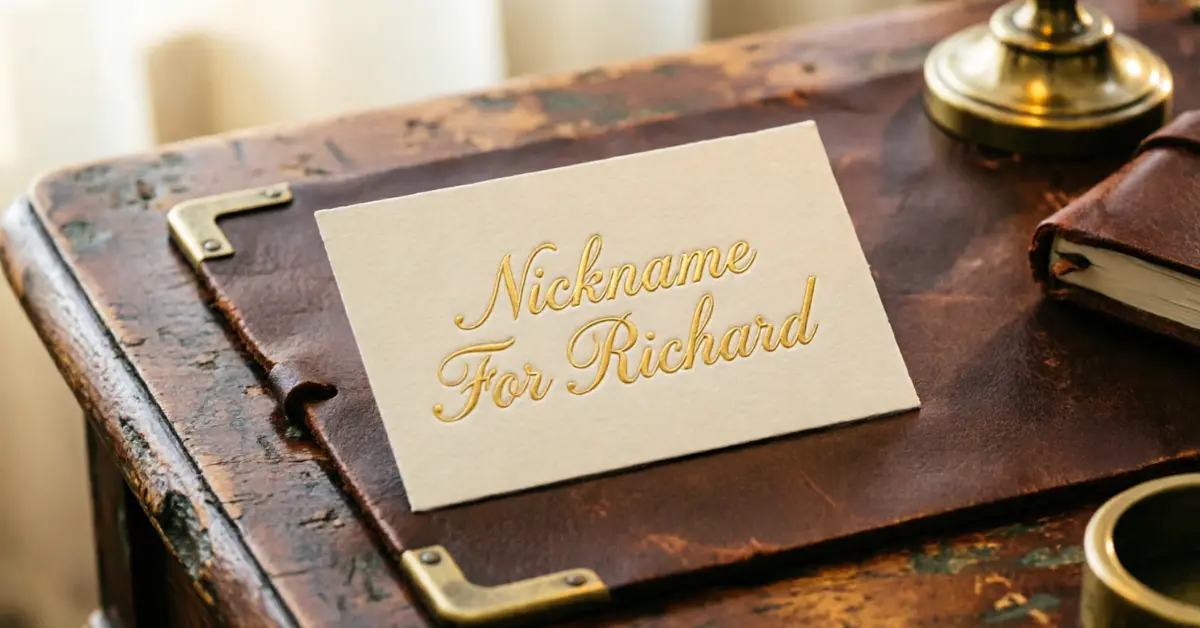 Nickname For Richard